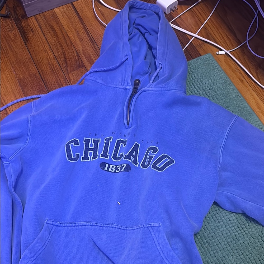 Blue Chicago 1837 Hoodie